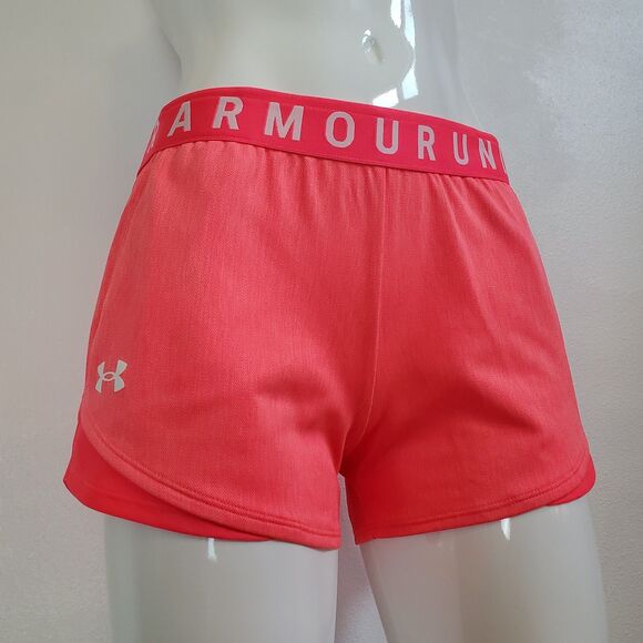 NEW Under Armour Pink Athletic Shorts - Picture 1 of 10